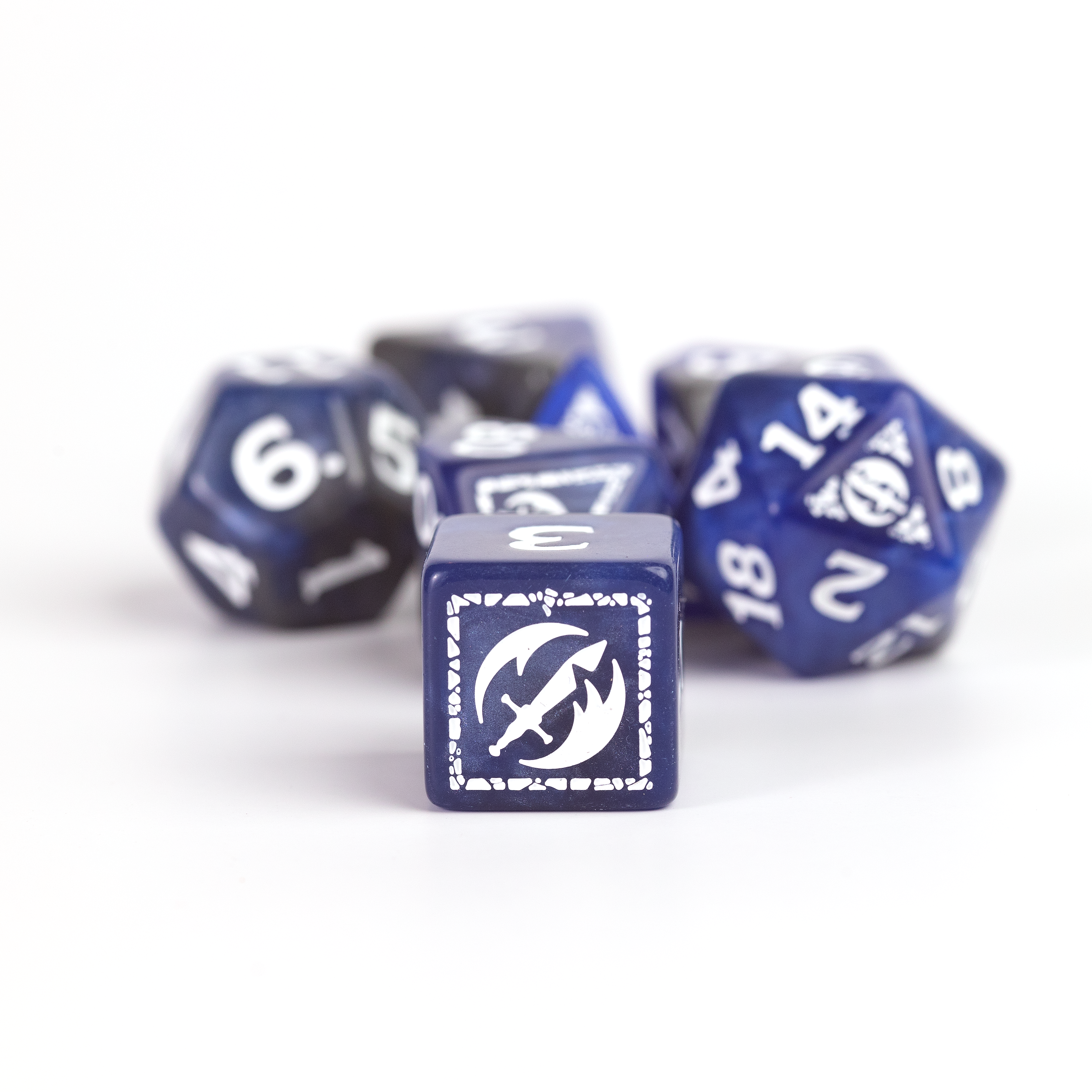 Dungeons & Dragons Adventure Dice Sets: FIGHTER: BLUE