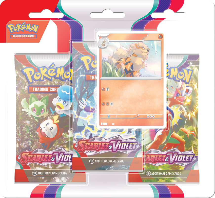 Pokemon - Scarlet & Violet 3-Pack Blister