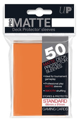 Ultra Pro: Deck Protector Sleeves - Standard Matte (50-Count) Orange