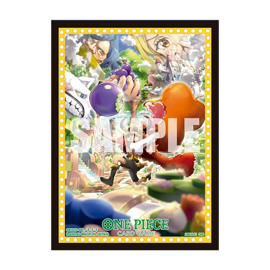 One Piece - TCG Sleeves - Set 16 - Luffy with giant food (70 sleeves)