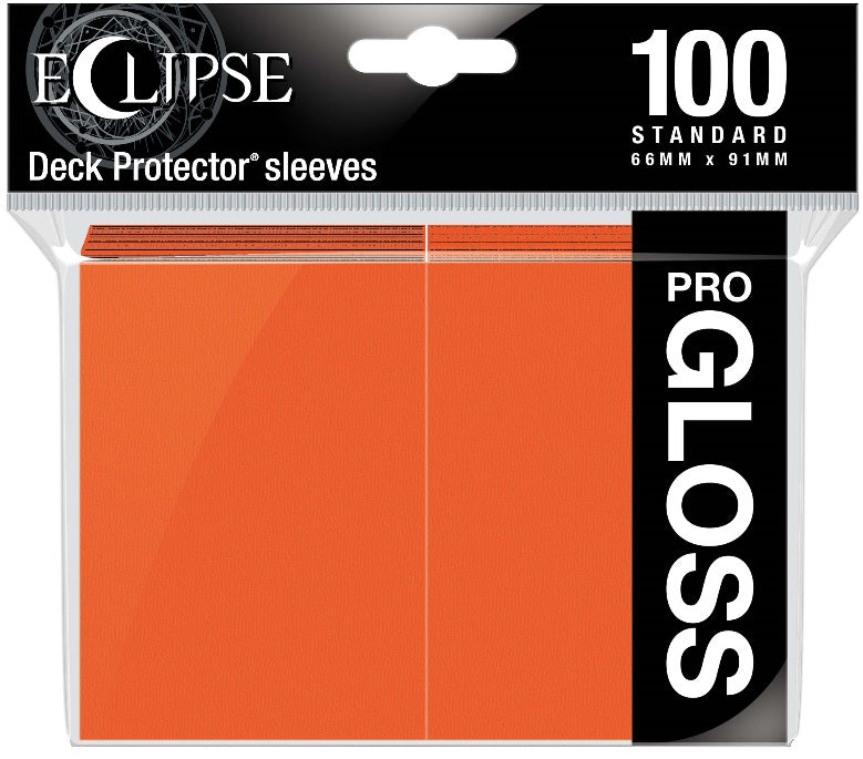 Ultra-Pro - Pro Ecliplse Gloss 100CT - Pumpkin Orange