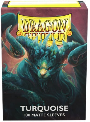 Dragon Shield - Sleeves 100-Count - Matte Turquoise