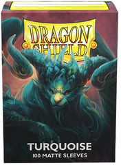 Dragon Shield - Sleeves 100-Count - Matte Turquoise
