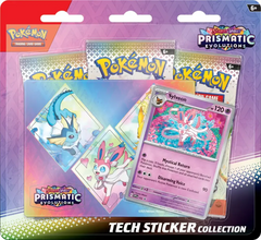 Pokemon: Prismatic Evolutions - Tech Sticker Collection Pre-Order (ONE PER CUSTOMER)