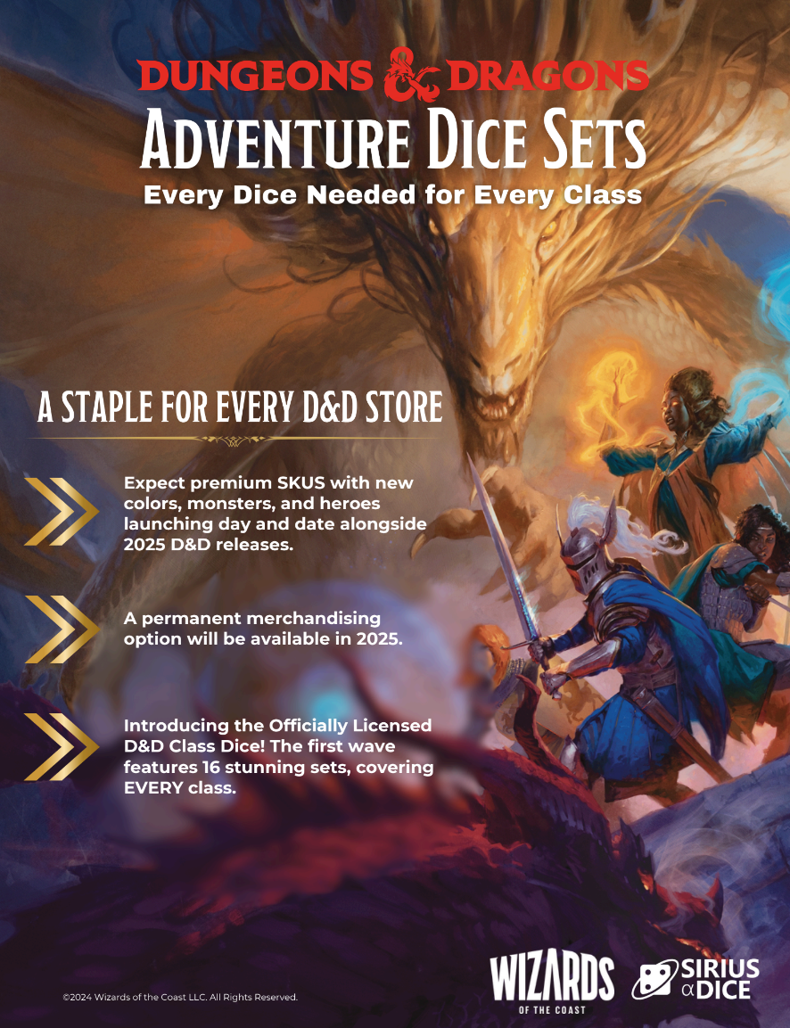 Dungeons & Dragons Adventure Dice Sets: ROGUE: PURPLE