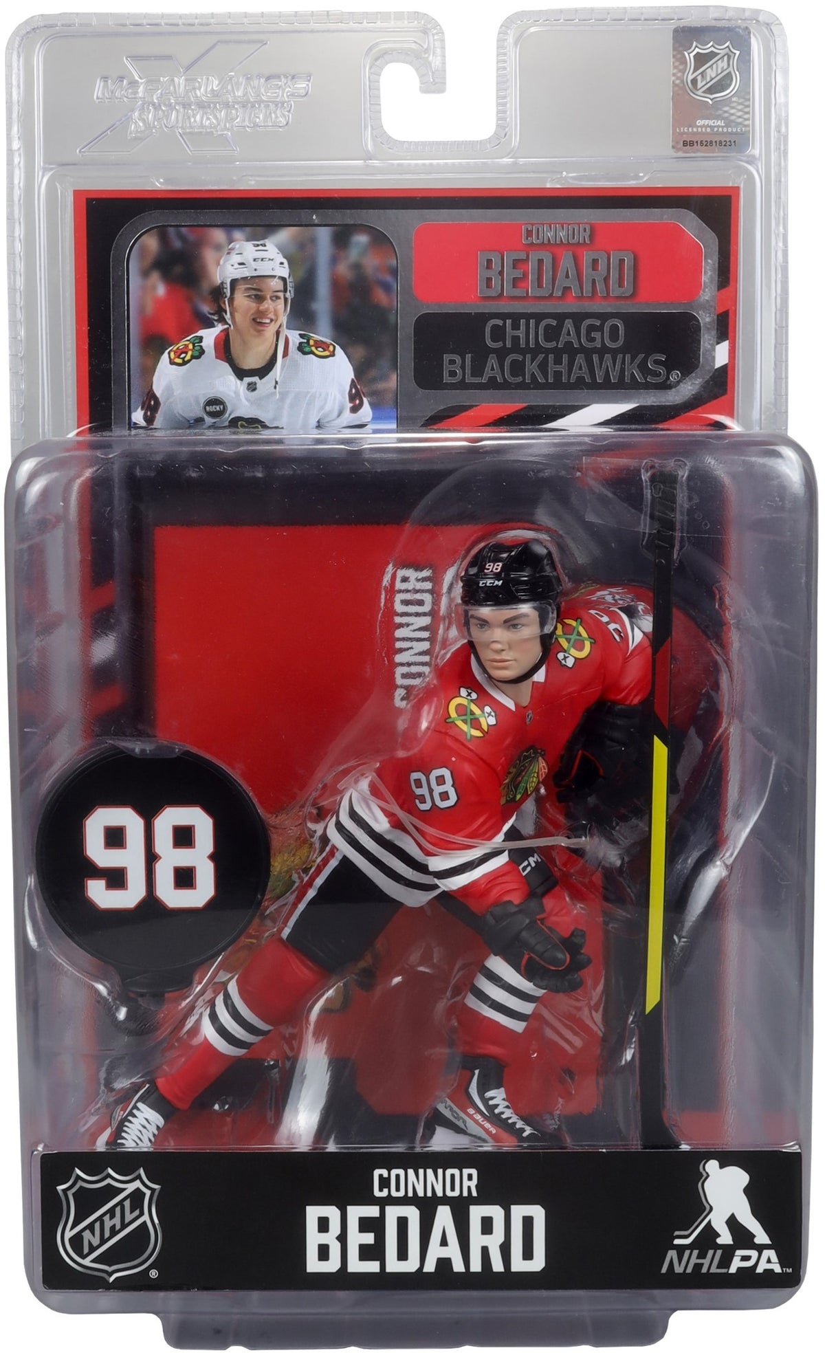 Connor Bedard - NHL Hockey - Chicago Blackhawks - Mcfarlane