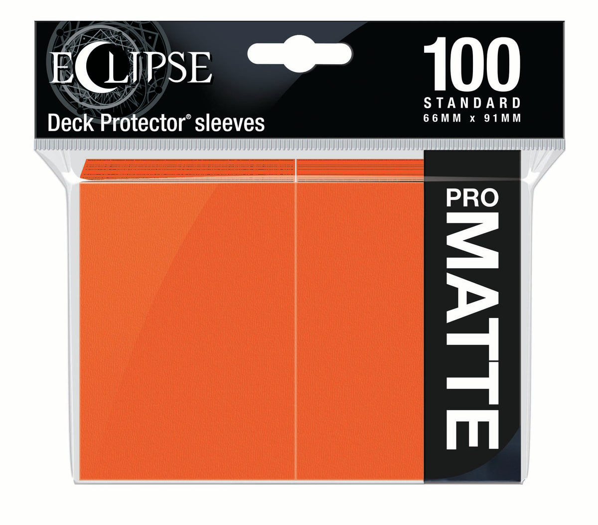 Ultra-Pro - Pro Ecliplse Matte 100CT - Pumpkin Orange