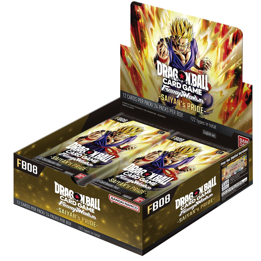 Dragon Ball Super Card Game - Fusion World FB08 - Saiyan's Pride - Booster Box