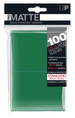 Ultra Pro: Deck Protector Sleeves - Matte (100-Count) Green