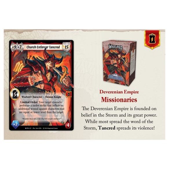 Warlord: Saga of the Storm TCG - Starter Decks