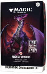 MTG Foundations Commander Deck - Reign of Dragons [Pre-Order]