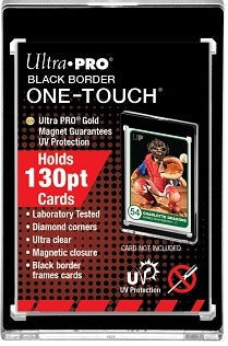 Ultra Pro One-Touch 130pt Black Border Magnetic Holder