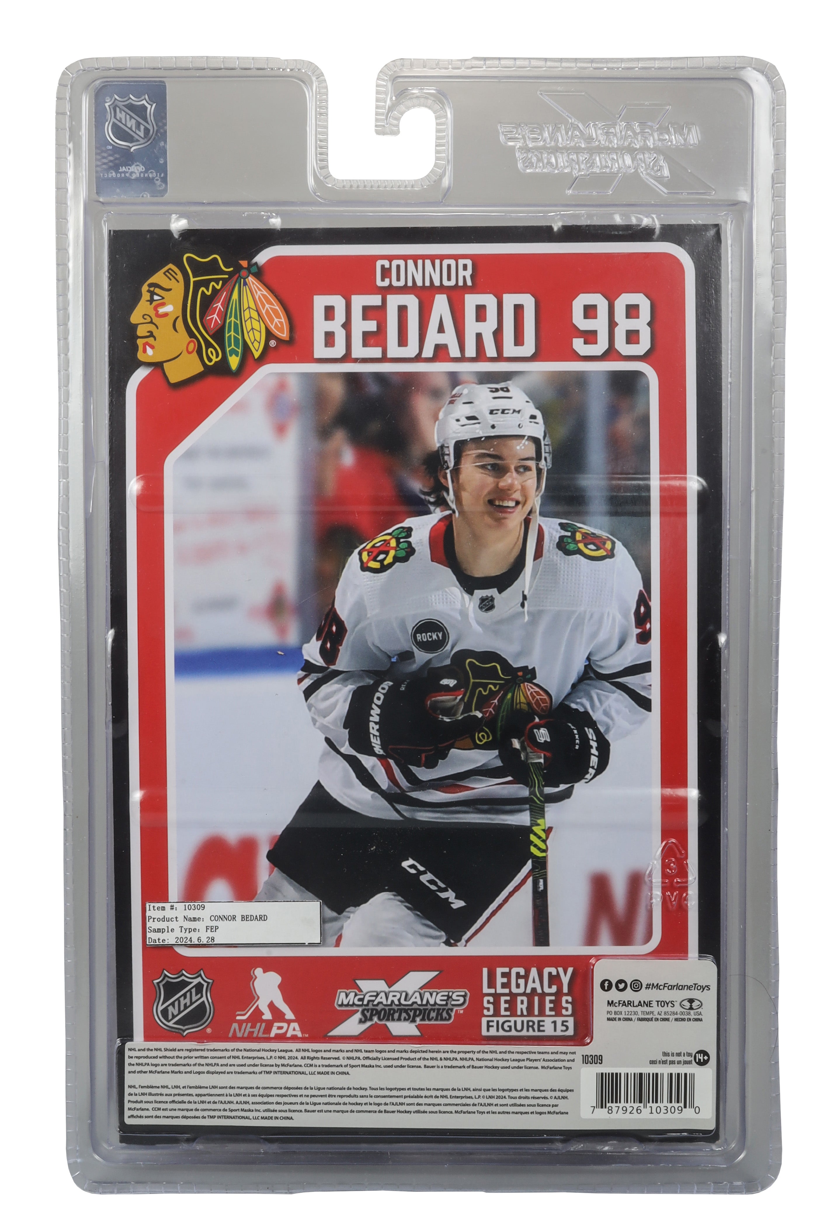 Connor Bedard - NHL Hockey - Chicago Blackhawks - Mcfarlane