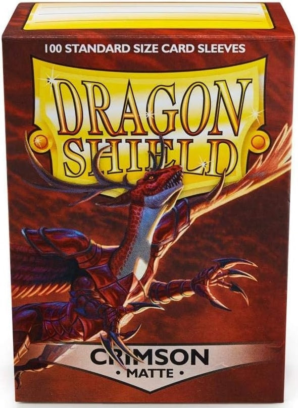 Dragon Shield - Sleeves 100-Count - Matte Crimson