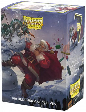 Dragon Shield Sleeves Brushed Art Christmas 2025 (100ct)