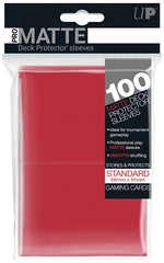 Ultra Pro: Deck Protector Sleeves - Matte (100-Count) Red