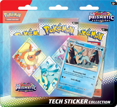 Pokemon: Prismatic Evolutions - Tech Sticker Collection Pre-Order (ONE PER CUSTOMER)