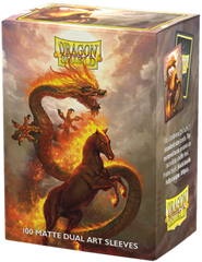 Dragon Shield - Sleeves Dual Matte Fire Horse 2026 (100ct)