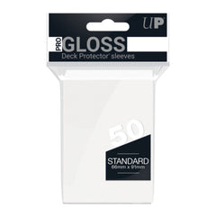 Ultra Pro: Deck Protector Sleeves - Standard Gloss (50-Count) White