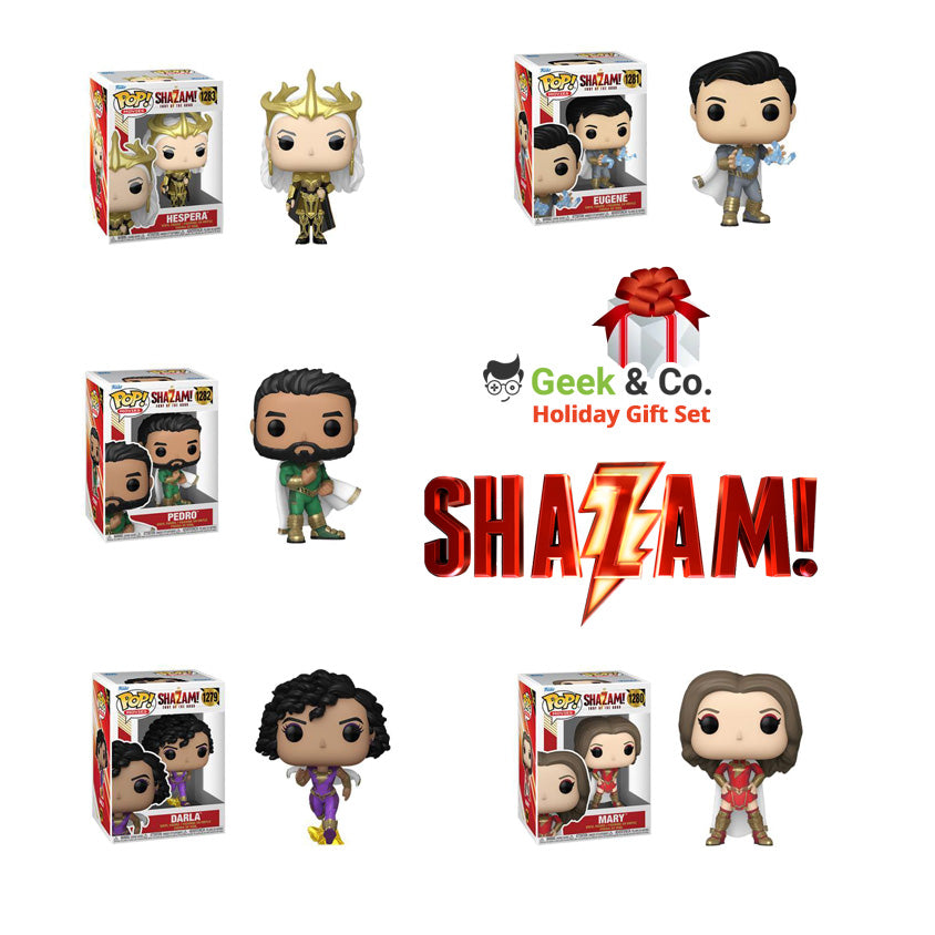 Gift Set - Shazam Funko POP! Bundle - 5 Figures for 1 Low Price