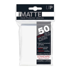 Ultra Pro - Matte White Deck Protector Sleeves (50-Count)
