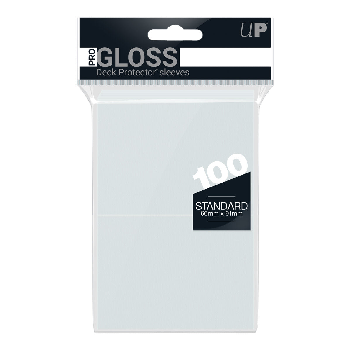 Ultra Pro: Deck Protector Sleeves - Standard Gloss (100-Count) Clear