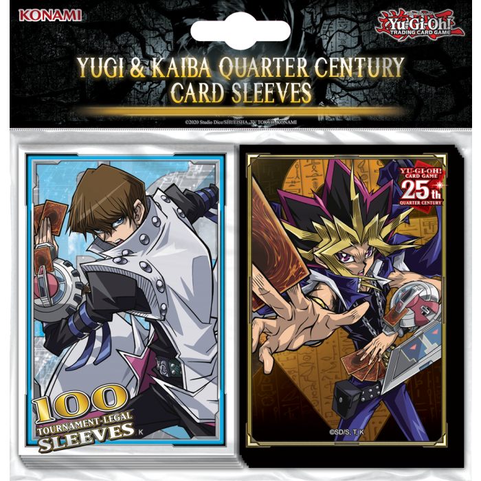 Yu-Gi-Oh! Yugi-Kaiba Quarter Century - Card Sleeves