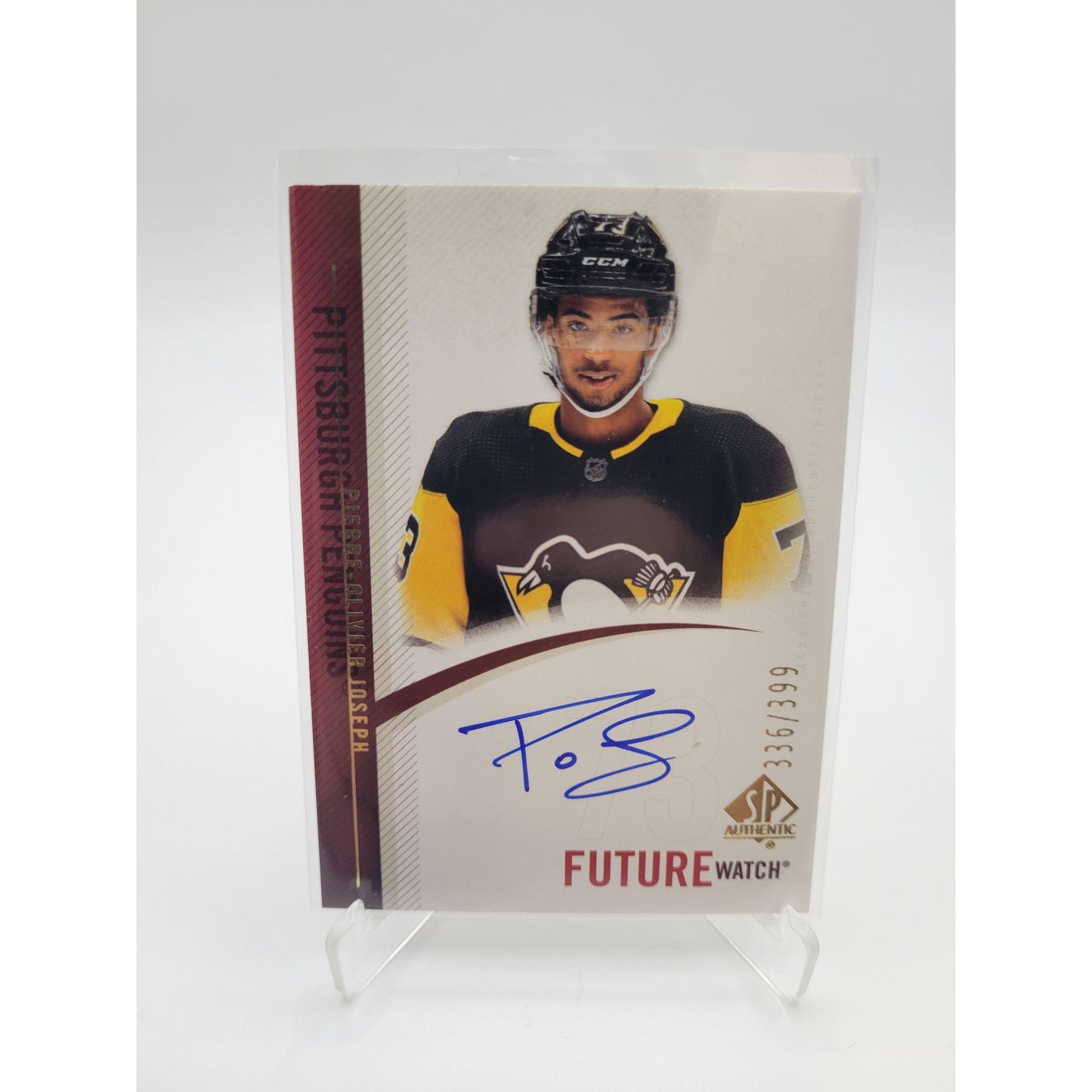 Pierre-Olivier Joseph - 2020-21 SP Authentic - 2010-11 Retro Future Watch Auto #RFWA-PJ (SN399) - Geek & Co. 2.0