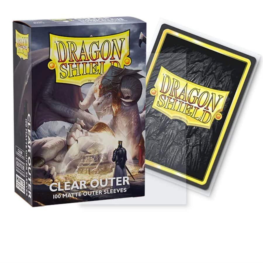 Dragon Shield: Matte Clear - Outer Sleeves STANDARD SIZE - Geek & Co. 2.0