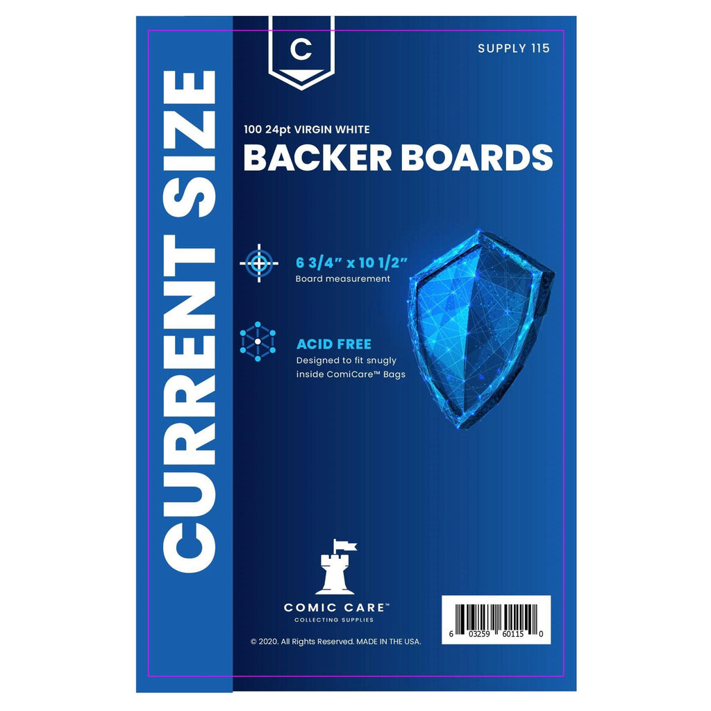 Comic Care - Current Age Boards (100-Count) - Geek & Co. 2.0