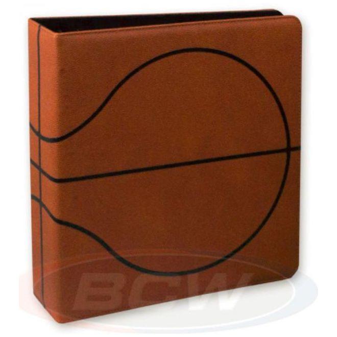 BCW 3 In. Album - Basketball Collectors Album - Premium - Brown - Geek & Co. 2.0