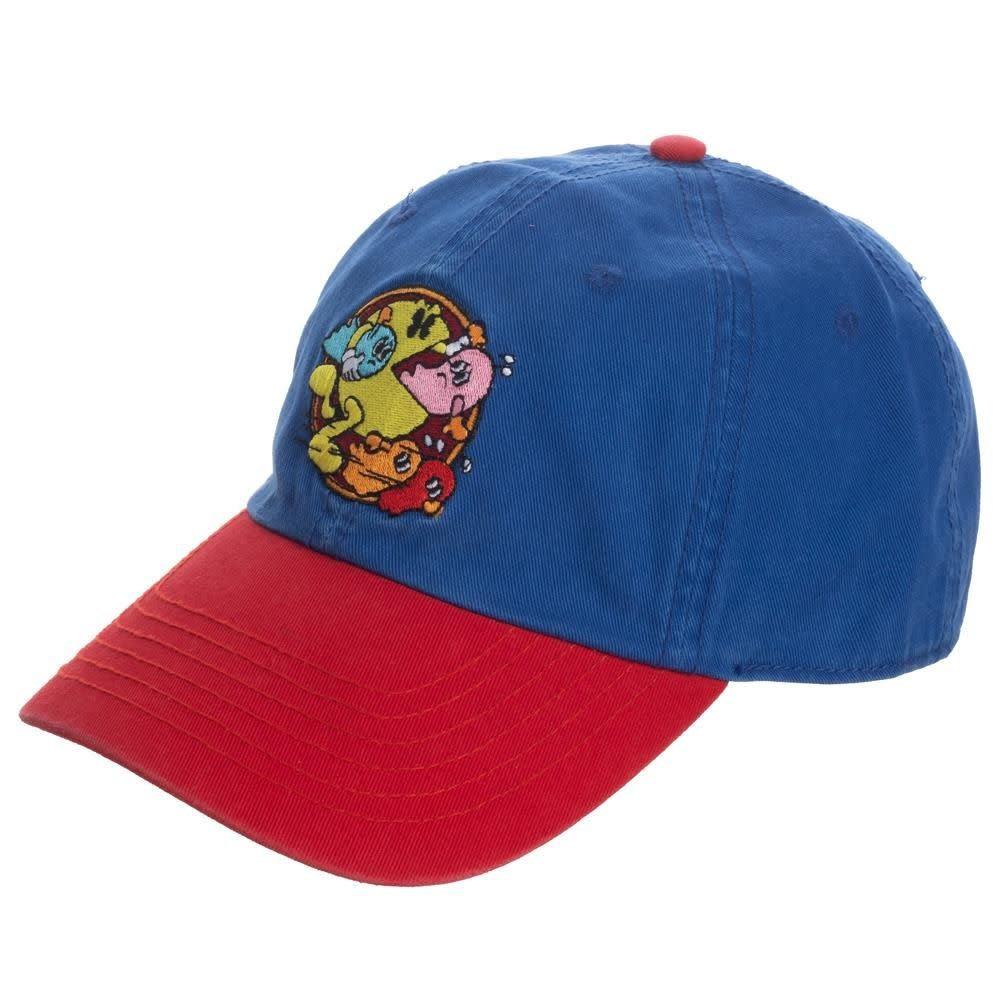 Baseball Cap - Namco Pac-Man - Retro Logo Blue and Red - Geek & Co.