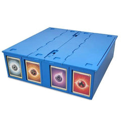 Collectible Plastic Card Bin (Blue) 3,200-Count - Geek & Co. 2.0
