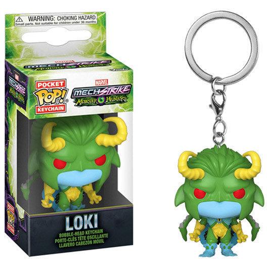 Funko POP! Keychain: Marvel Mech Strike Monster Hunters - Loki - Geek & Co.