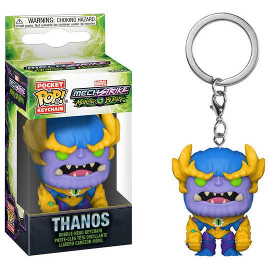 Funko POP! Keychain: Marvel Mech Strike Monster Hunters - Thanos - Geek & Co.