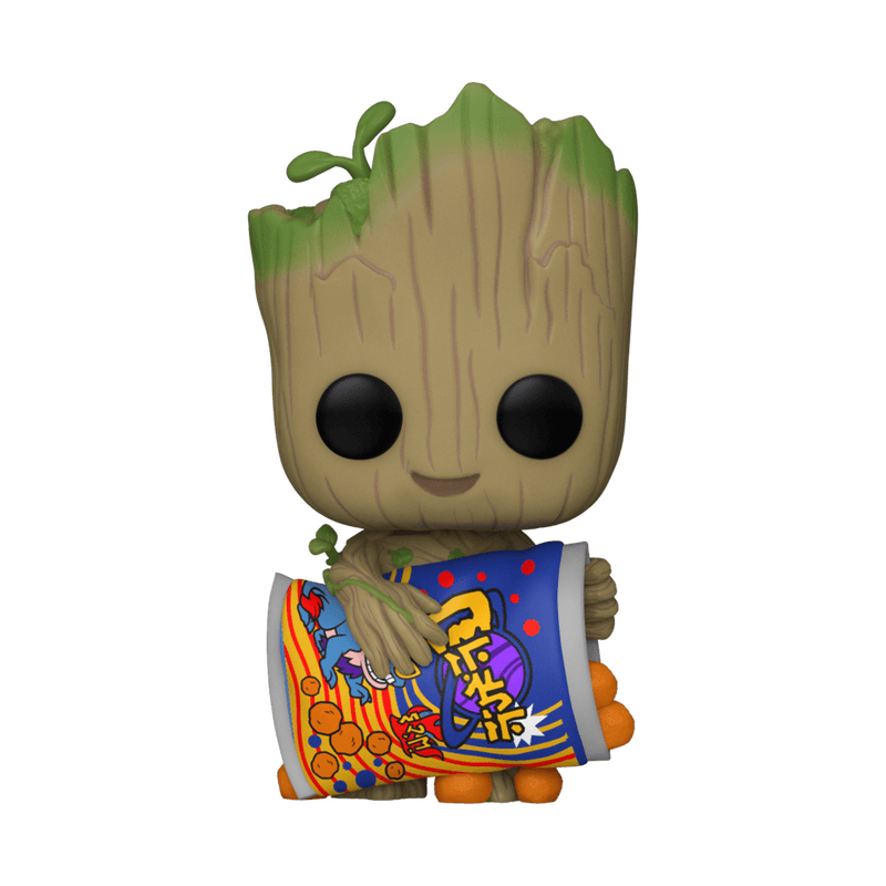Funko POP! Marvel: I Am Groot - Groot with Cheese Puffs - Geek & Co.