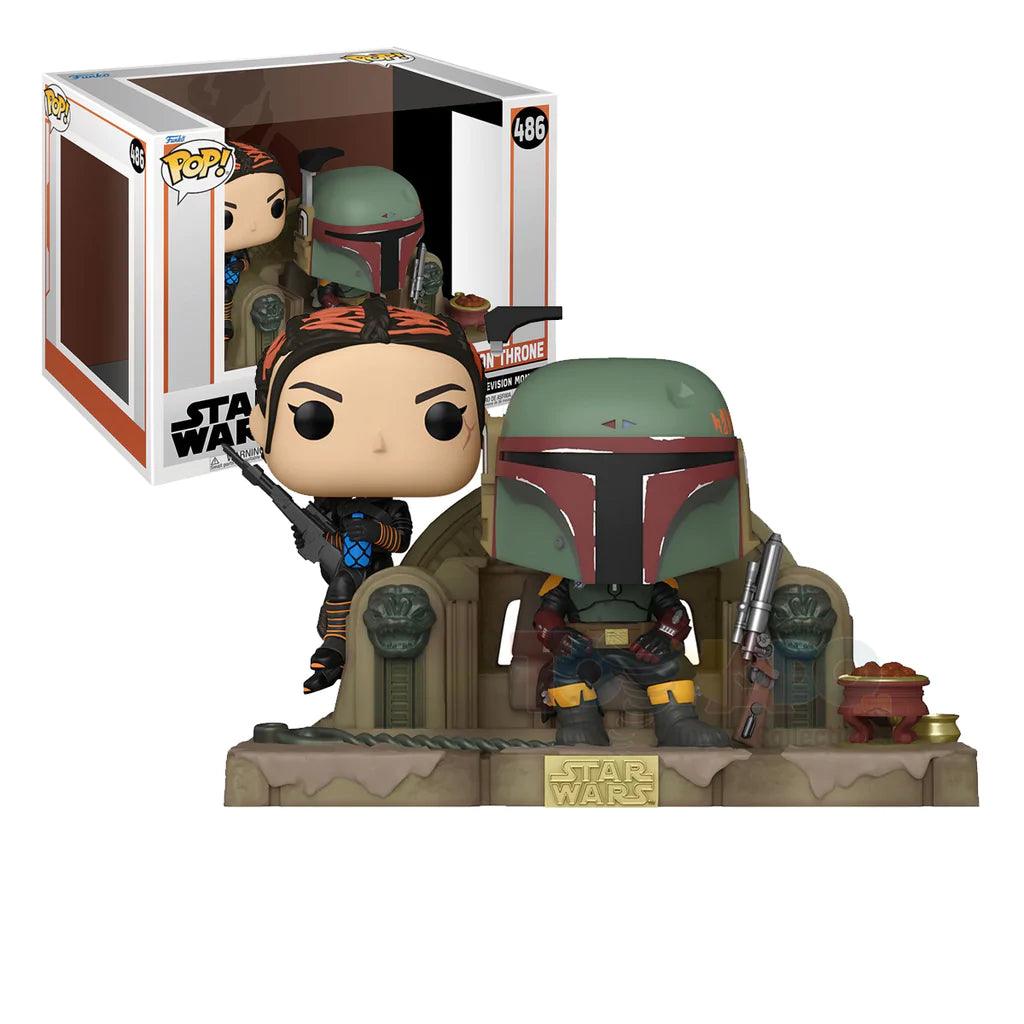 Funko POP! Star Wars: The Mandalorian - Boba Fett and Fennec on Throne - Geek & Co.
