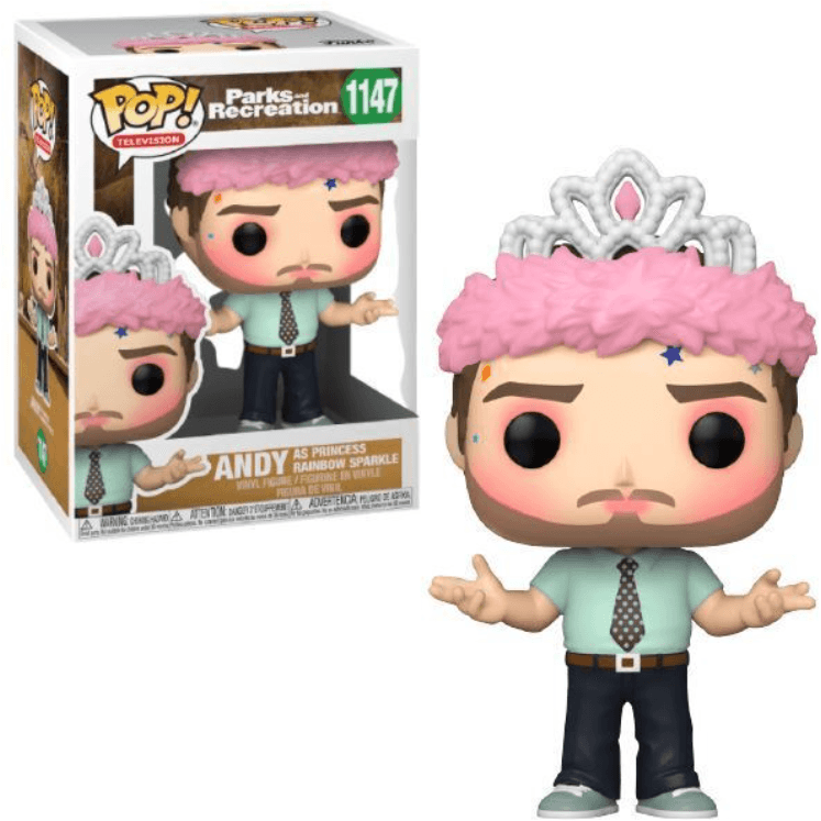 Funko POP! TV: Parks and Recreation - Andy As Princess Rainbow Sparkle - Geek & Co.