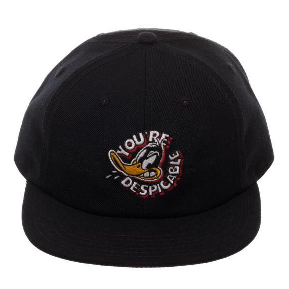 Looney Tunes - Daffy Embroidery Black Ballcap - Geek & Co. 2.0