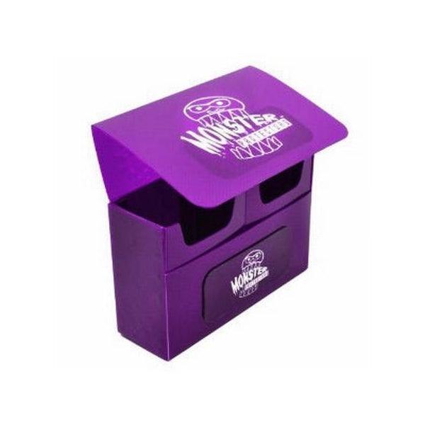 Monster - XL Dual Deck Box - Matte Purple - Geek & Co.