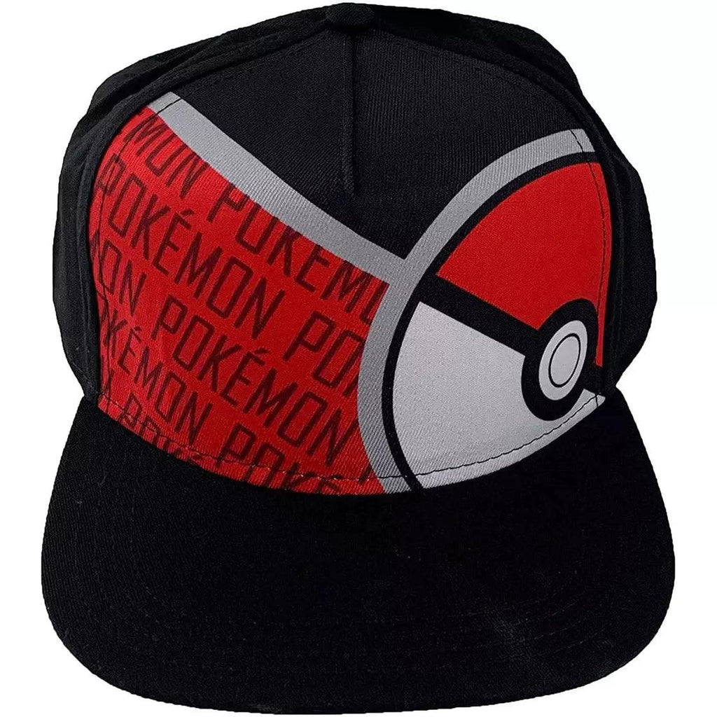 Pokemon Pokeball Angled Youth Snapback Hat - Geek & Co.