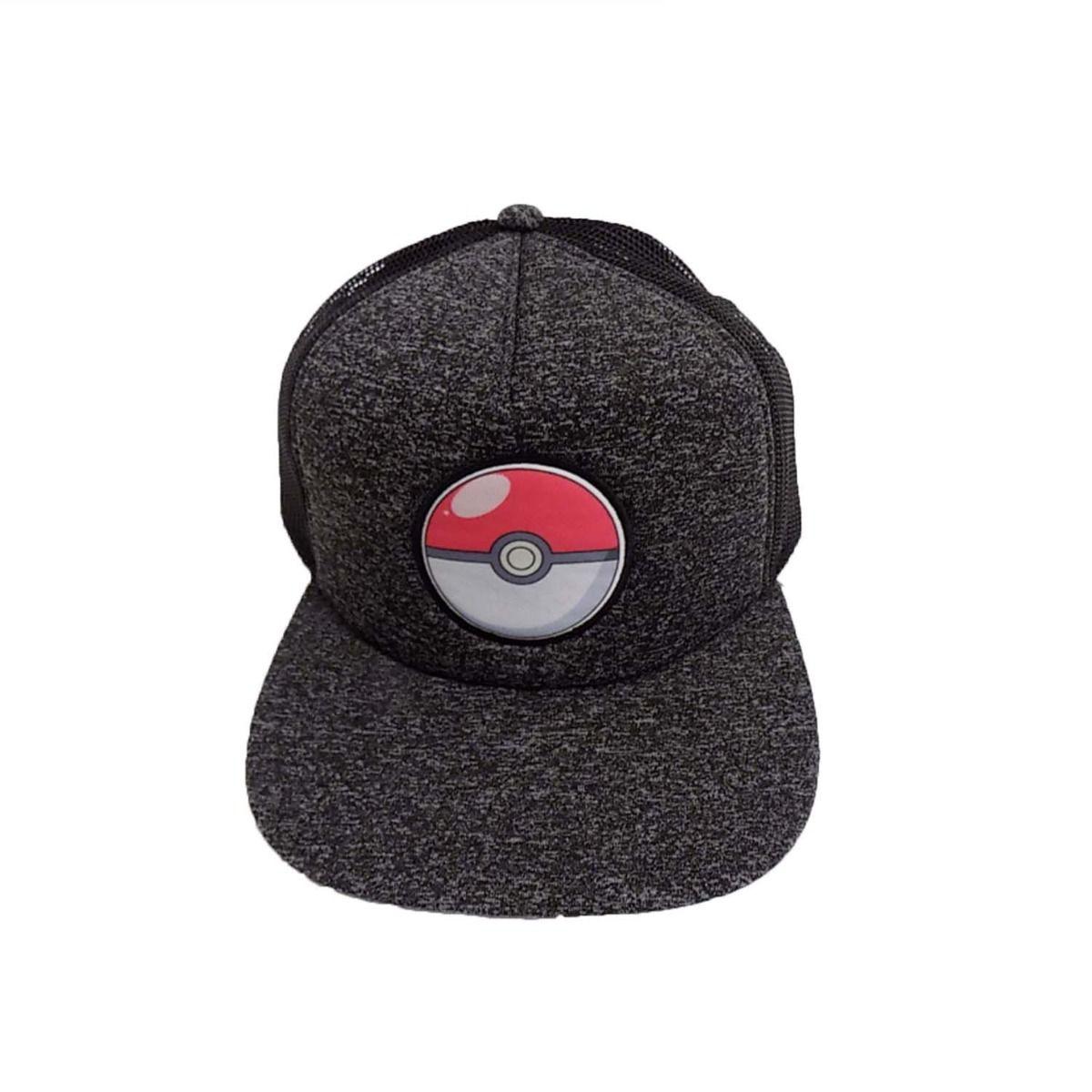 Pokemon Pokeball Emblem Trucker Snapback Kids Hat - Geek & Co.