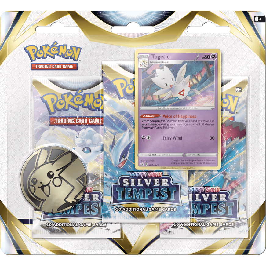 Pokemon - Silver Tempest - 3-Pack Blister - Geek & Co.