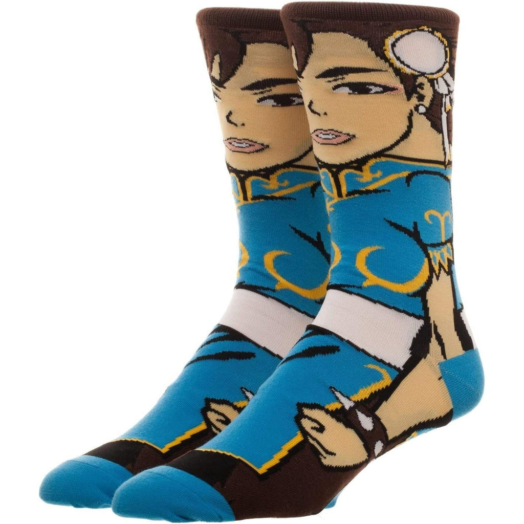 Street Fighter: Chun Li - Character Crew Socks (Adult Size) - Geek & Co.