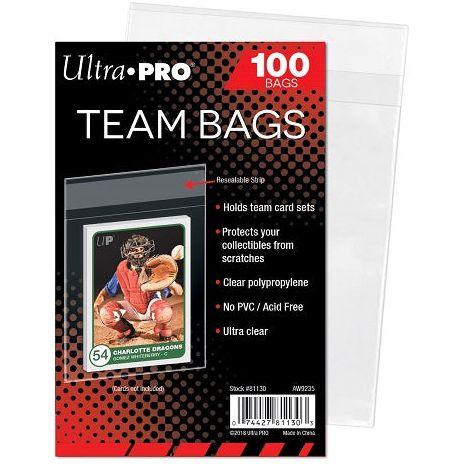 Team Bags - Resealable Sleeves - Ultra Pro - 100-Count - Geek & Co. 2.0