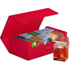 Ultimate Guard - Deck Case Arkhive 800+ Monocolor - Red - Geek & Co.