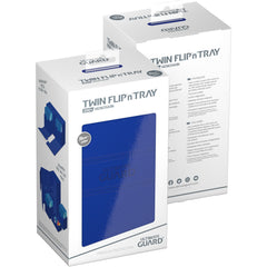 Ultimate Guard - Twin Flip'n'Tray Deck Case Monocolor - Blue - Geek & Co.