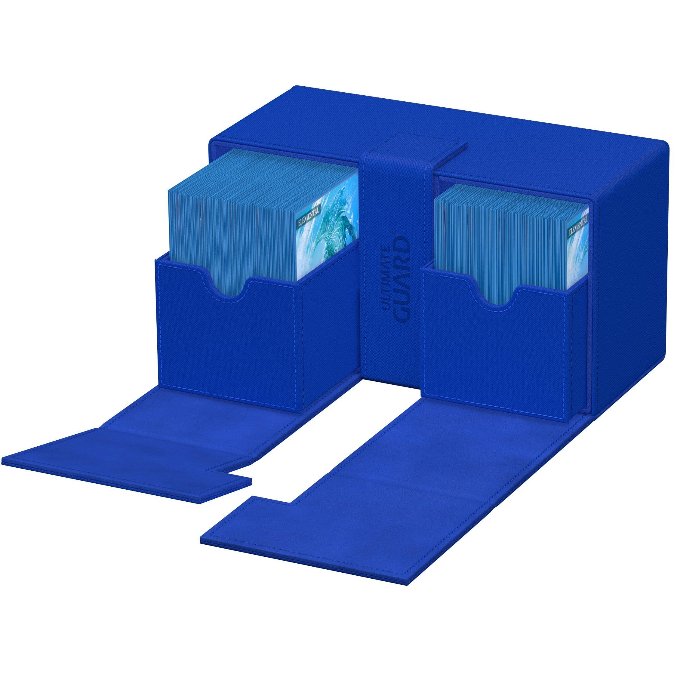 Ultimate Guard - Twin Flip'n'Tray Deck Case Monocolor - Blue - Geek & Co.
