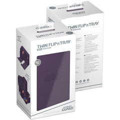 Ultimate Guard - Twin Flip'n'Tray Deck Case Monocolor - Purple - Geek & Co.