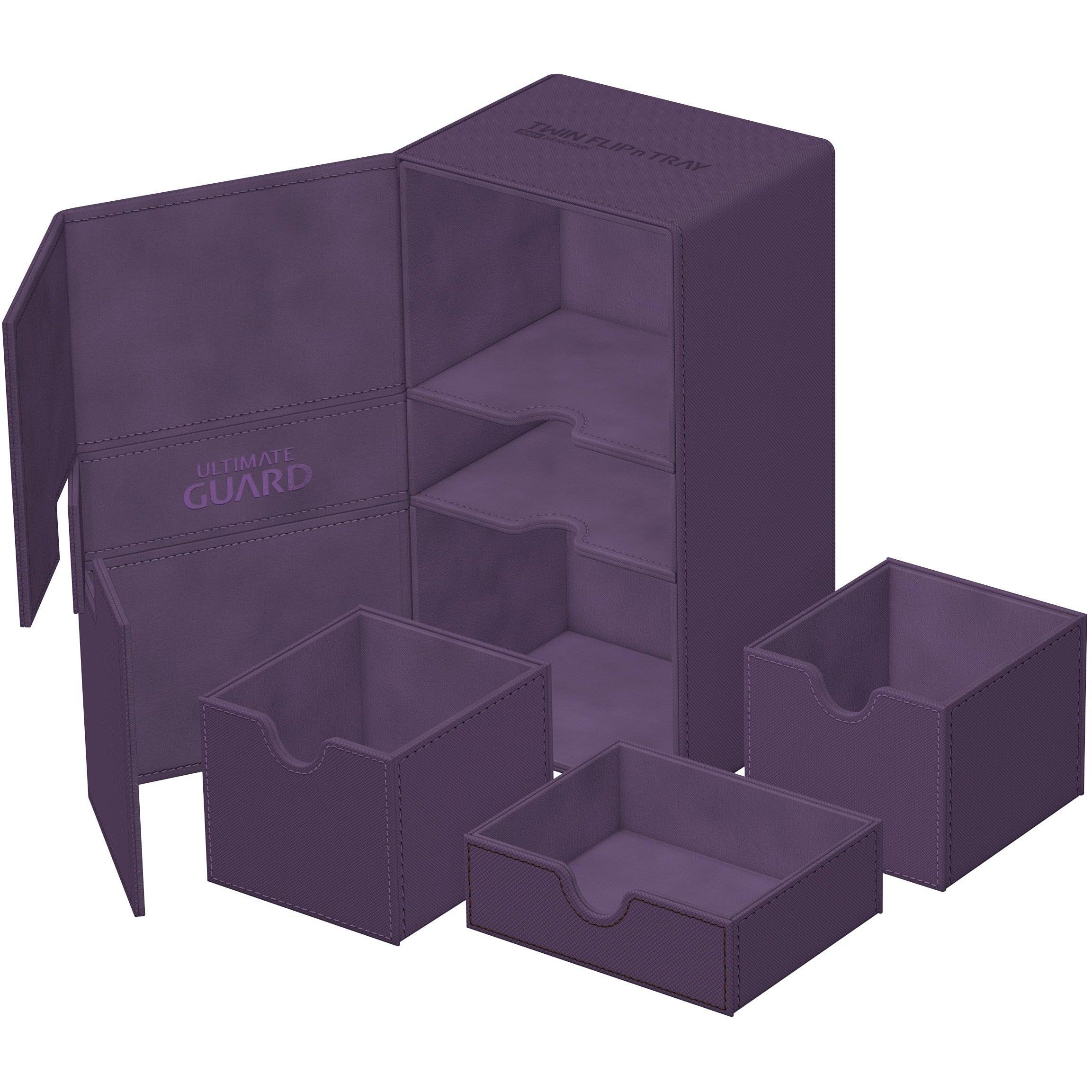 Ultimate Guard - Twin Flip'n'Tray Deck Case Monocolor - Purple - Geek & Co.
